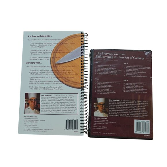 The Great Courses Everyday Gourmet Lost Art Of Cooking DVD Book Set New - Picture 2 of 5